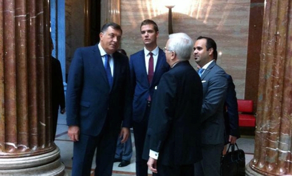 Empfang im Nationalrat anlässlich des Besuchs des Präsidenten der Republika Srpska Milorad Dodik