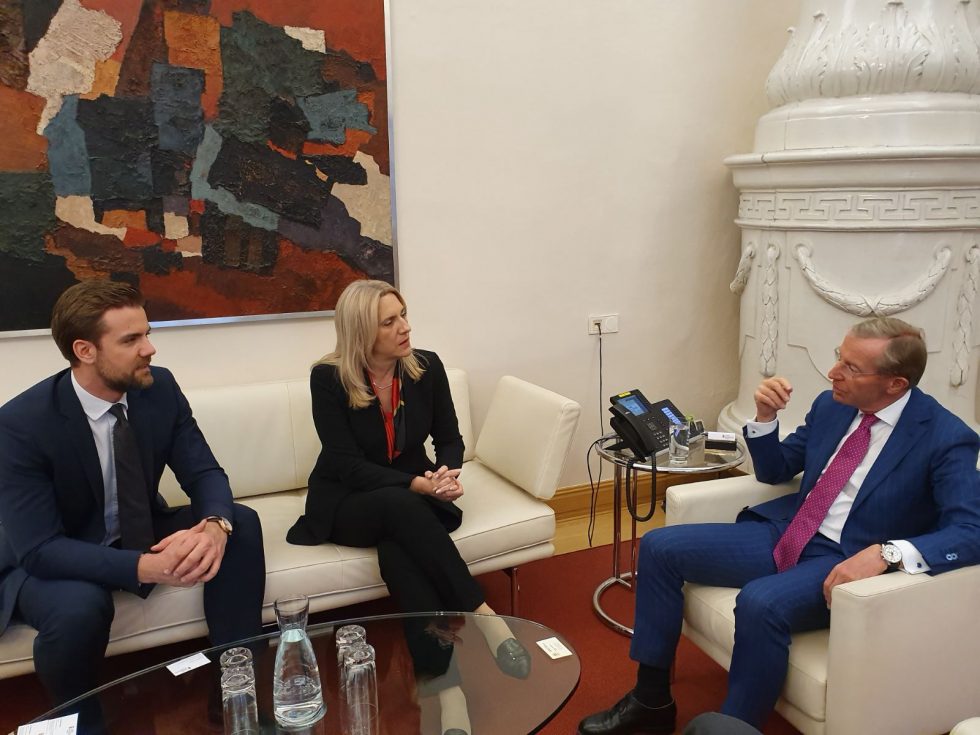 Die Präsidentin der Republika Srpska trifft sich mit dem Gouverneur des österreichischen Bundeslandes Salzburg