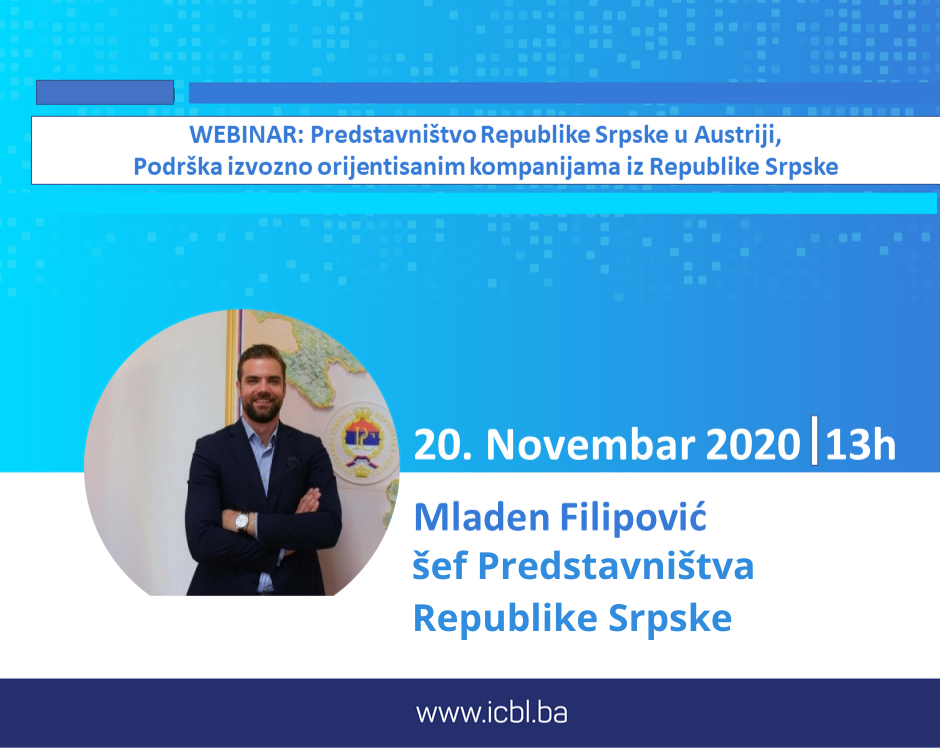 Webinar: Unterstützung exportorientierter Unternehmen von Republika Srpska