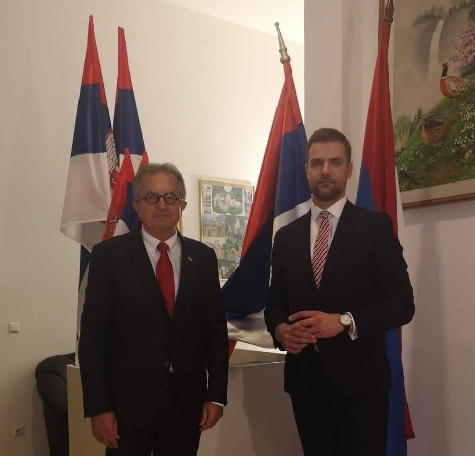 Anlässlich des Tages der serbischen Einheit, der Freiheit und der Nationalflagge fand in Wien ein feierlicher Empfang statt