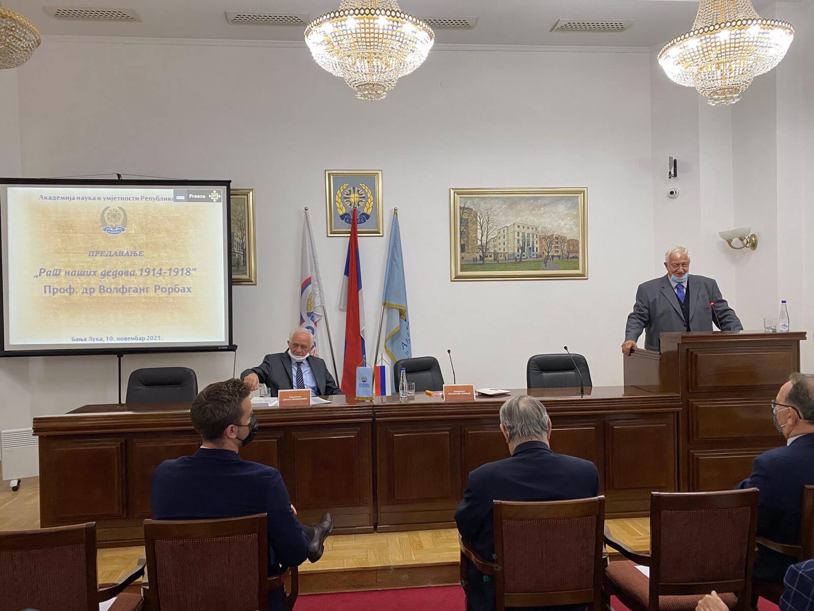 (Serbian (Latin)) Predavanje profesora Rorbaha u Banjaluci